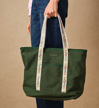 Tracy & Co Canvas Carry All - Garden Study