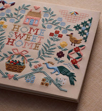 Tracy & Co Embroidered Guest Book - Home Sweet Home