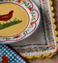 Tracy & Co Cotton Napkin Set - Rosette
