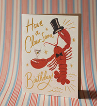 Tracy & Co Claw-some Birthday Card - Single Card