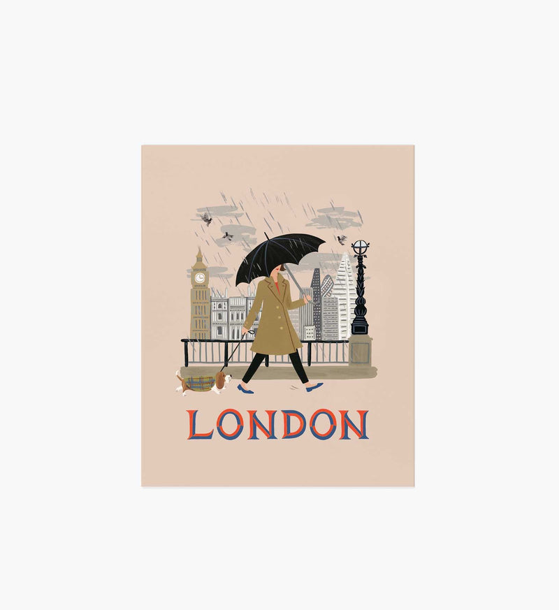Tracy & Co London Travel Art Print