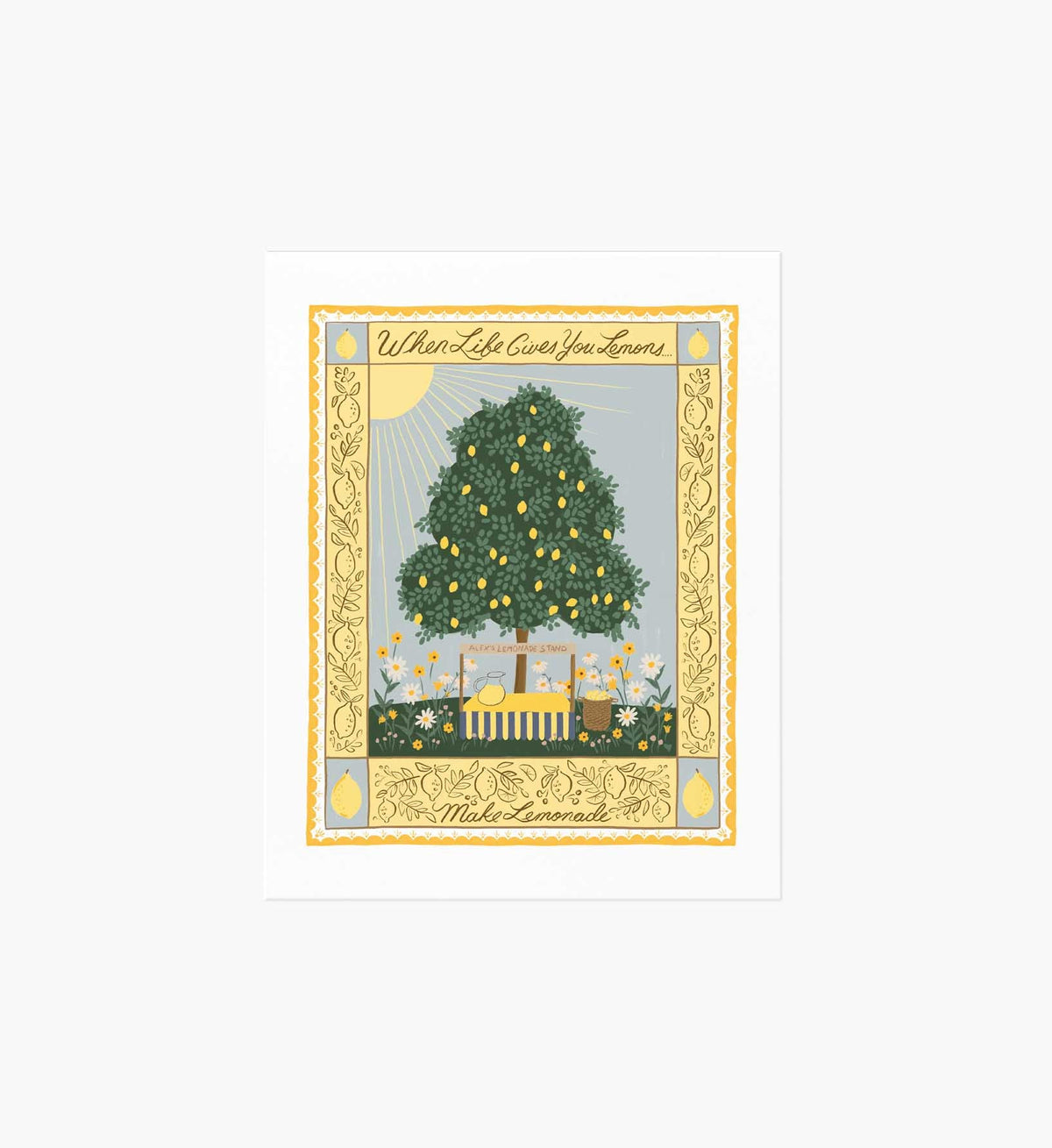 Tracy & Co Lemonade Stand Art Print