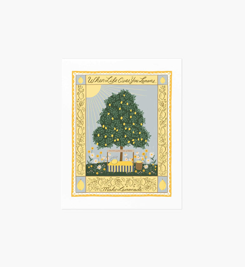 Tracy & Co Lemonade Stand Art Print