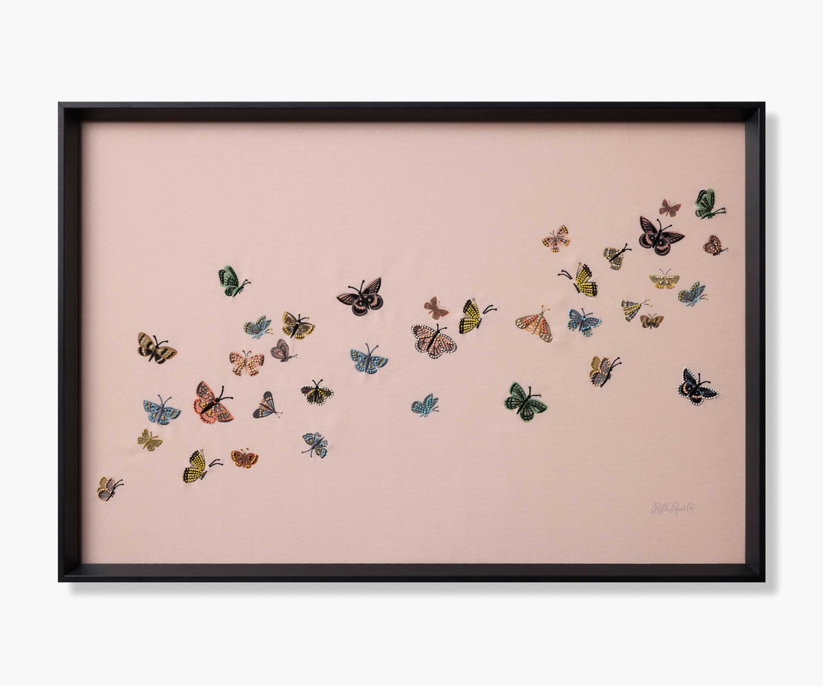 Tracy & Co Framed Wall Art - Butterflies