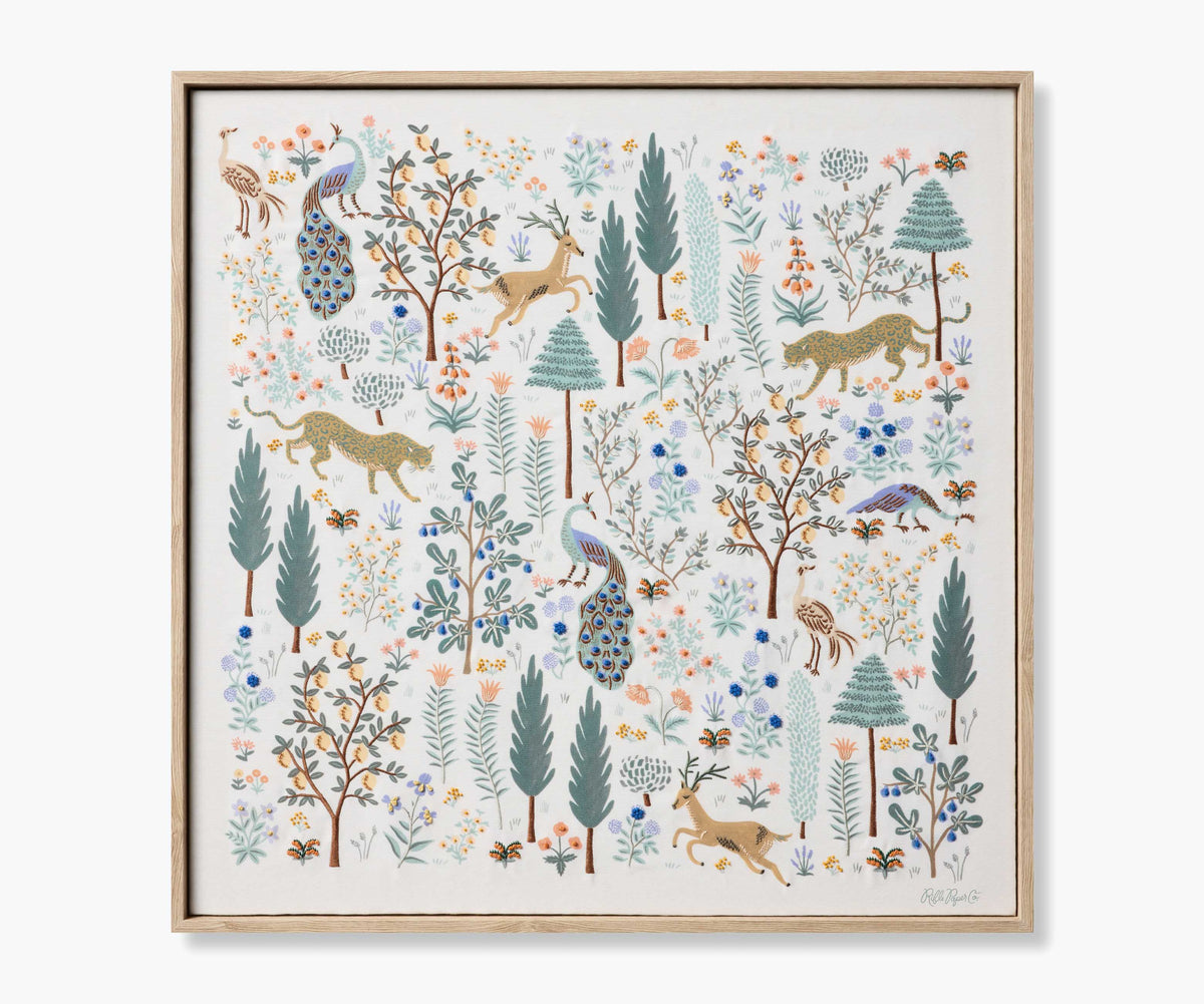 Tracy & Co Framed Wall Art - Menagerie Cream