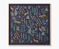 Tracy & Co Framed Wall Art - Menagerie Navy