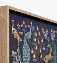 Tracy & Co Framed Wall Art - Menagerie Navy