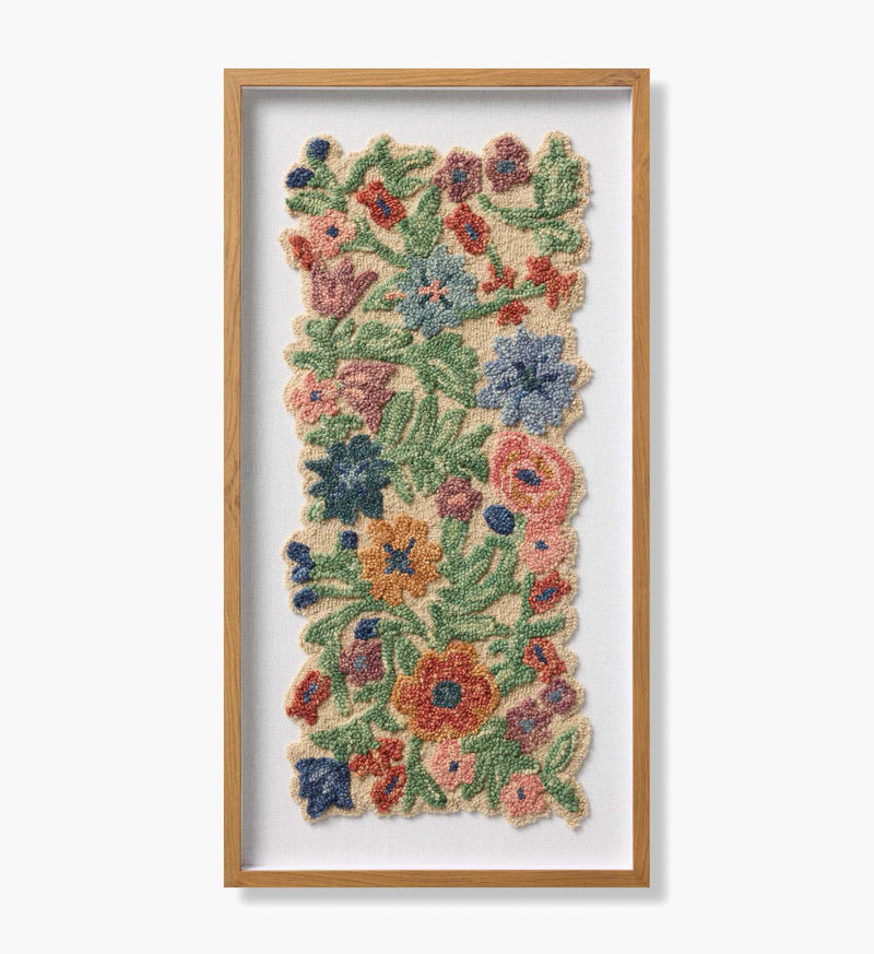 Tracy & Co Framed Wall Art - Edith Garden Cream