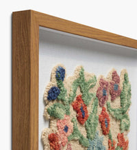 Tracy & Co Framed Wall Art - Edith Garden Cream