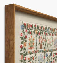 Tracy & Co Framed Wall Art - Helena Quilt Ivory