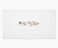 Tracy & Co Embroidered Bath Mat - Strawberry Fields