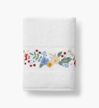 Tracy & Co Embroidered Bath Towel - Strawberry Fields
