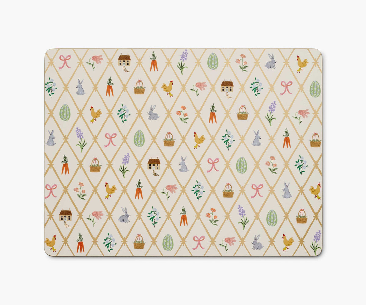Tracy & Co Cork Placemats - Spring Farm