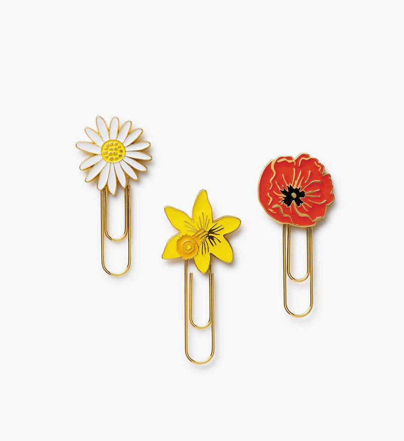Tracy & Co Enamel Paper Clip Set - Garden Study