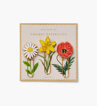 Tracy & Co Enamel Paper Clip Set - Garden Study