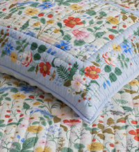 Tracy & Co Cotton Quilted Sham - Strawberry Fields