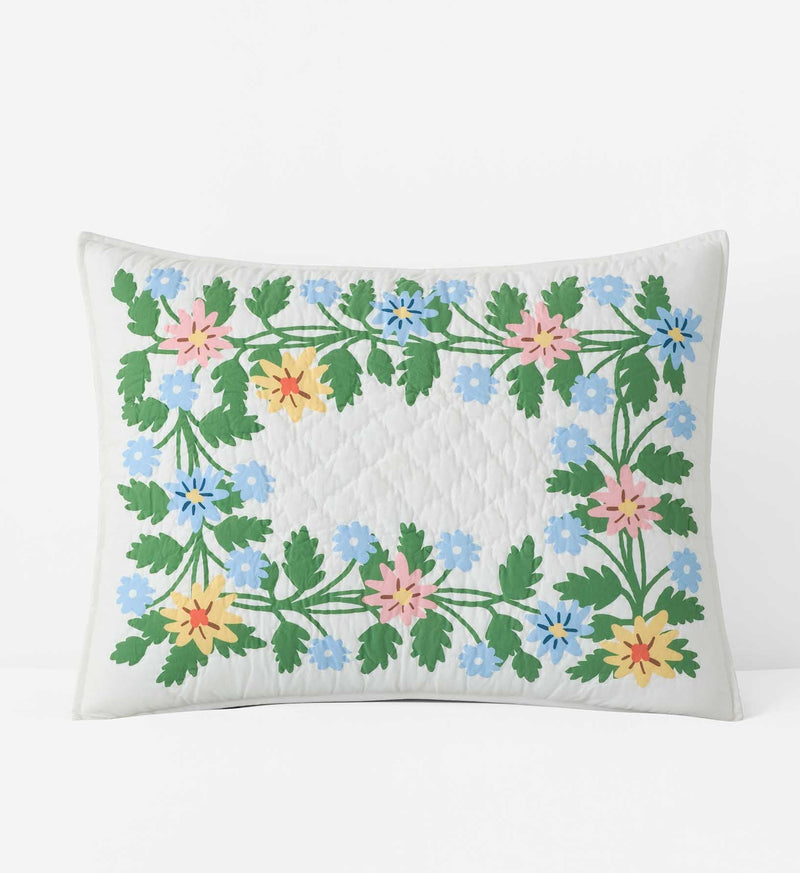 Tracy & Co Cotton Quilted Sham - Helena