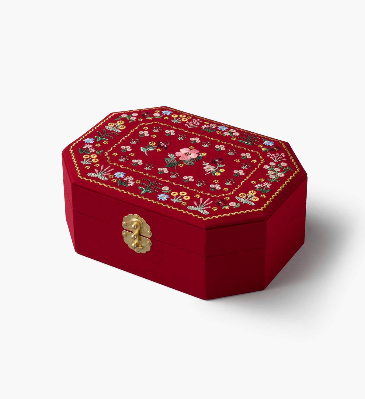 Tracy & Co Embroidered Jewelry Box - Gemma