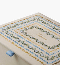 Tracy & Co Large Embroidered Keepsake Box - Delphine