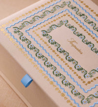 Tracy & Co Large Embroidered Keepsake Box - Delphine
