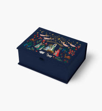 Tracy & Co Large Embroidered Keepsake Box - Nativity