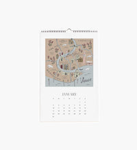 Tracy & Co 2027 Wall Calendar - Travel Sketches
