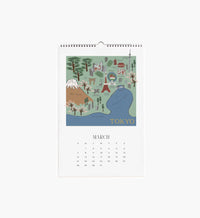 Tracy & Co 2027 Wall Calendar - Travel Sketches
