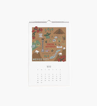 Tracy & Co 2027 Wall Calendar - Travel Sketches