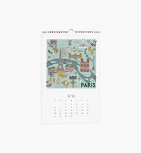 Tracy & Co 2027 Wall Calendar - Travel Sketches