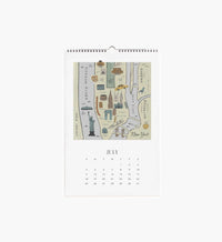 Tracy & Co 2027 Wall Calendar - Travel Sketches
