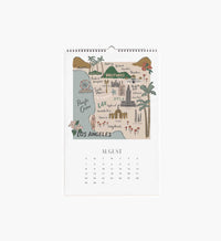 Tracy & Co 2027 Wall Calendar - Travel Sketches