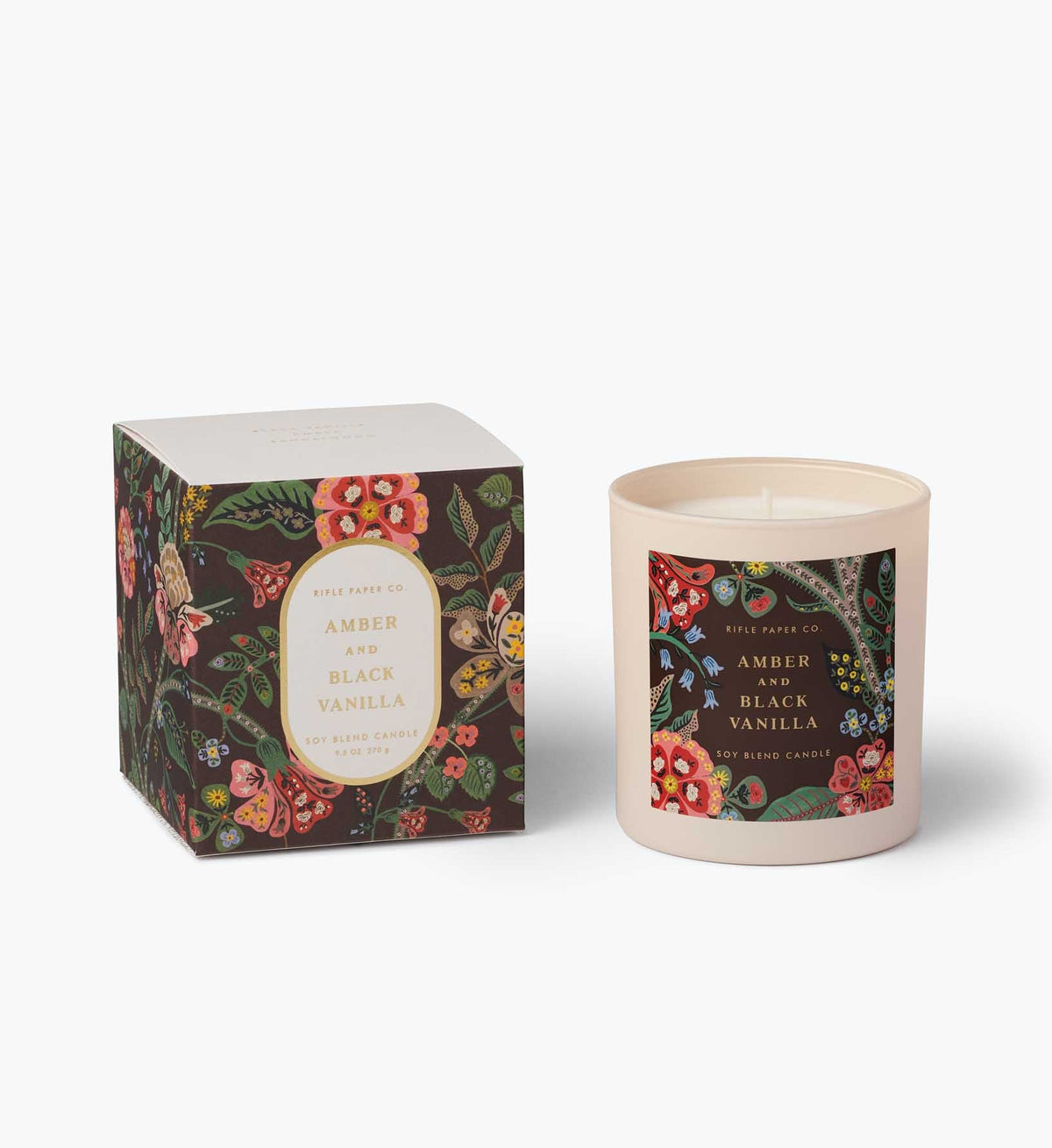 Tracy & Co 9.5 oz Candle - Amber and Black Vanilla
