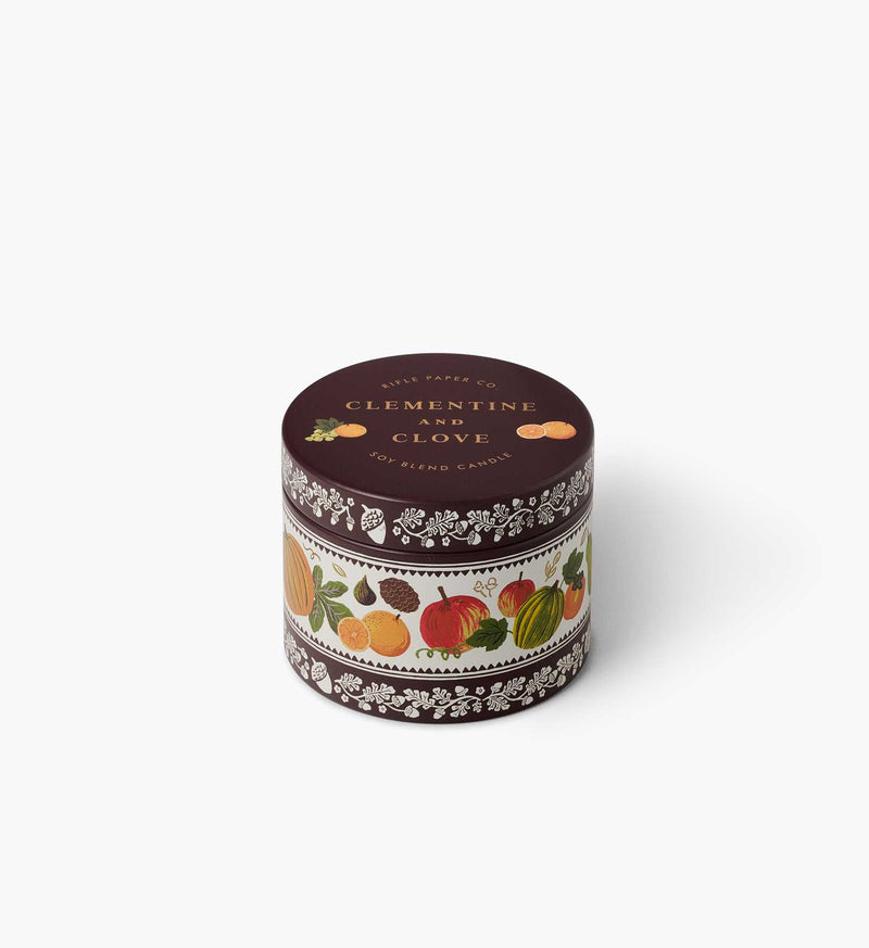 Tracy & Co Tin Candle - Clementine & Clove