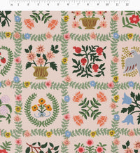 Tracy & Co Helena Canvas Fabric - Pink