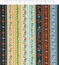 Tracy & Co Gemma Canvas Metallic Fabric - Multi