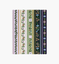 Tracy & Co Gemma Canvas Metallic Fabric - Cool