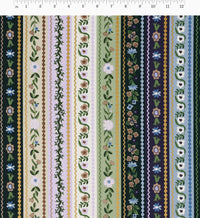 Tracy & Co Gemma Canvas Metallic Fabric - Cool
