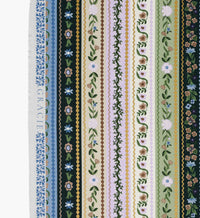Tracy & Co Gemma Canvas Metallic Fabric - Cool