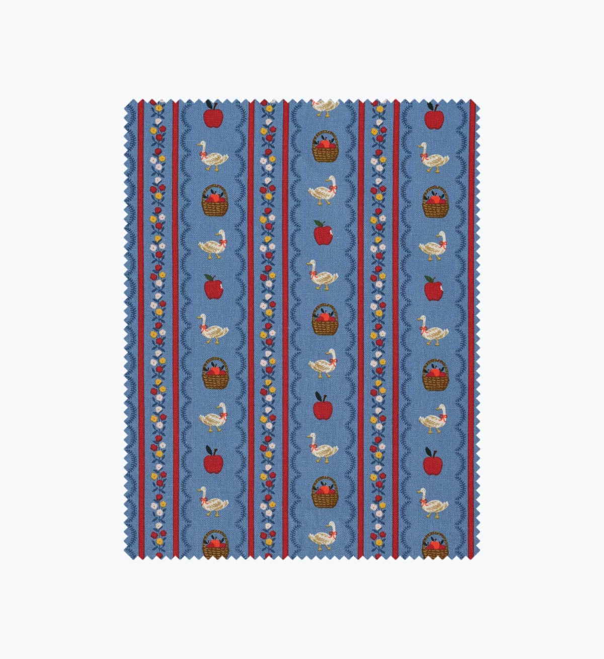 Tracy & Co Farmhouse Stripe Canvas Fabric - Blue