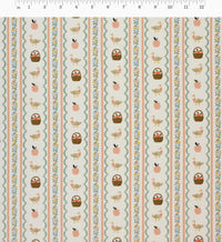 Tracy & Co Farmhouse Stripe Canvas Fabric - Cream