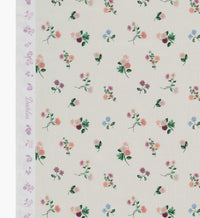 Tracy & Co Ditsy Dahlia Cotton Fabric - Cream