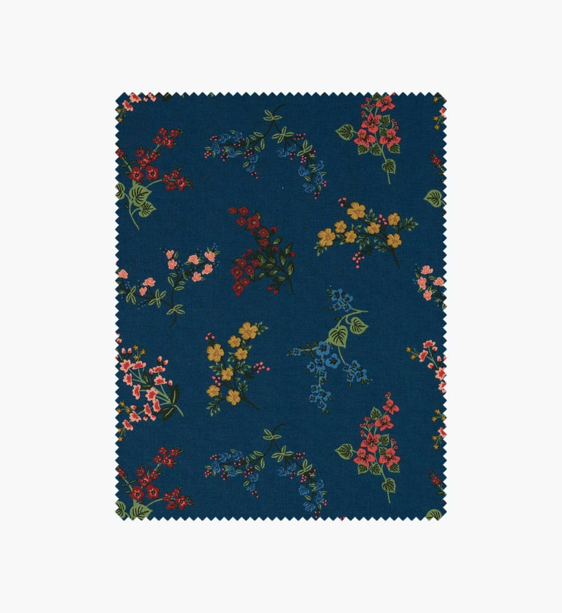 Tracy & Co Amelia Cotton Fabric - Sapphire