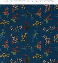 Tracy & Co Amelia Cotton Fabric - Sapphire