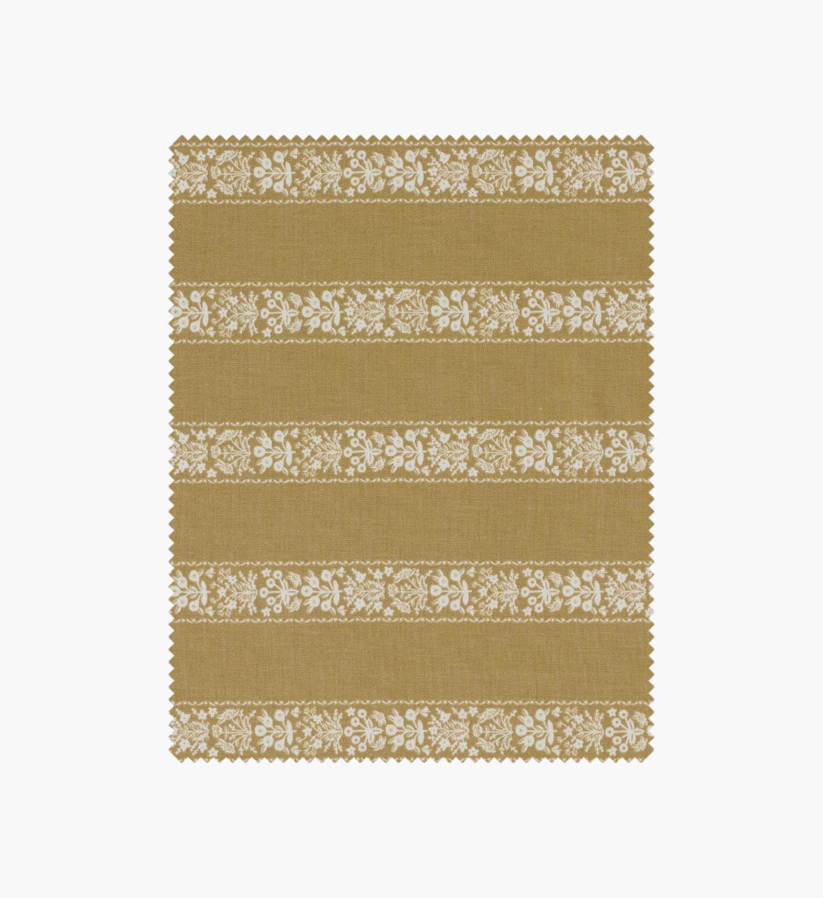Tracy & Co Estee Stripe Cotton Fabric - Orche