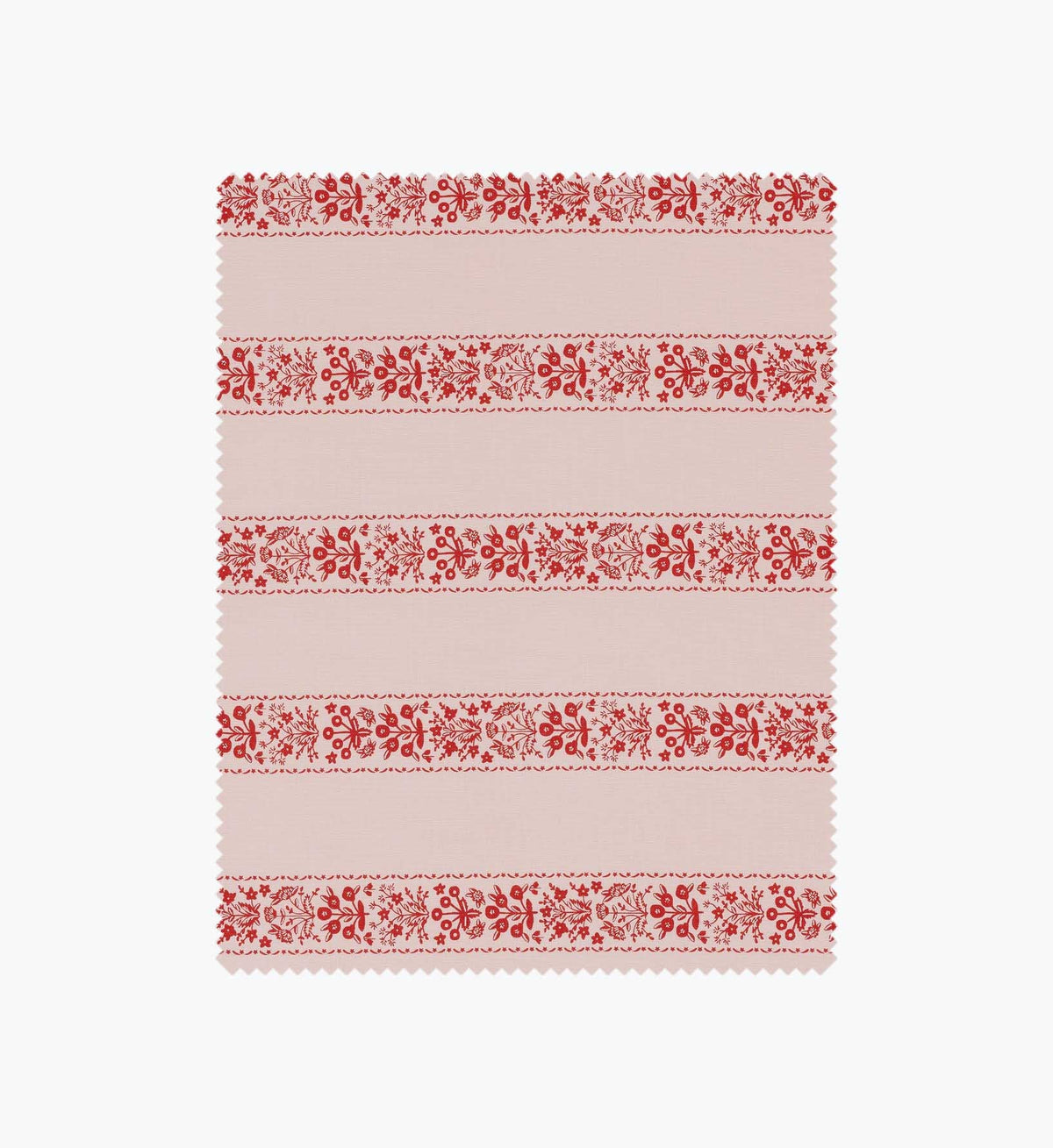 Tracy & Co Estee Stripe Cotton Fabric - Pink