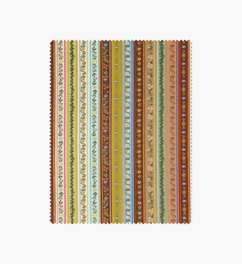 Tracy & Co Gemma Cotton Metallic Fabric - Yellow