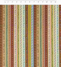 Tracy & Co Gemma Cotton Metallic Fabric - Yellow