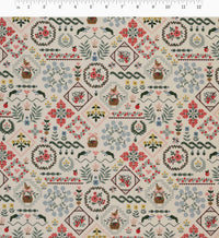 Tracy & Co Heritage Sampler Cotton Fabric - Linen