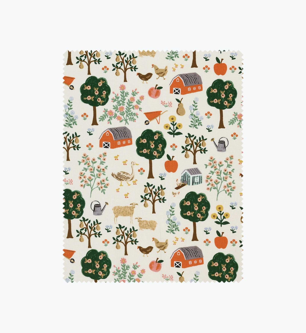 Tracy & Co Farmhouse Cotton Fabric - Cream