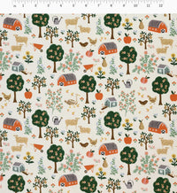 Tracy & Co Farmhouse Cotton Fabric - Cream